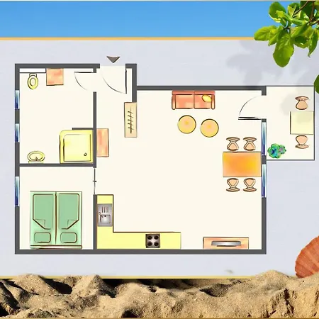 Lejlighed Waldsiedlung Waldhaus App 4.2